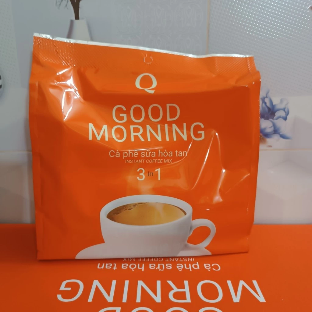 Thùng Cà phê Good Morning - 21 gói/thùng- 24 ống/ gói
