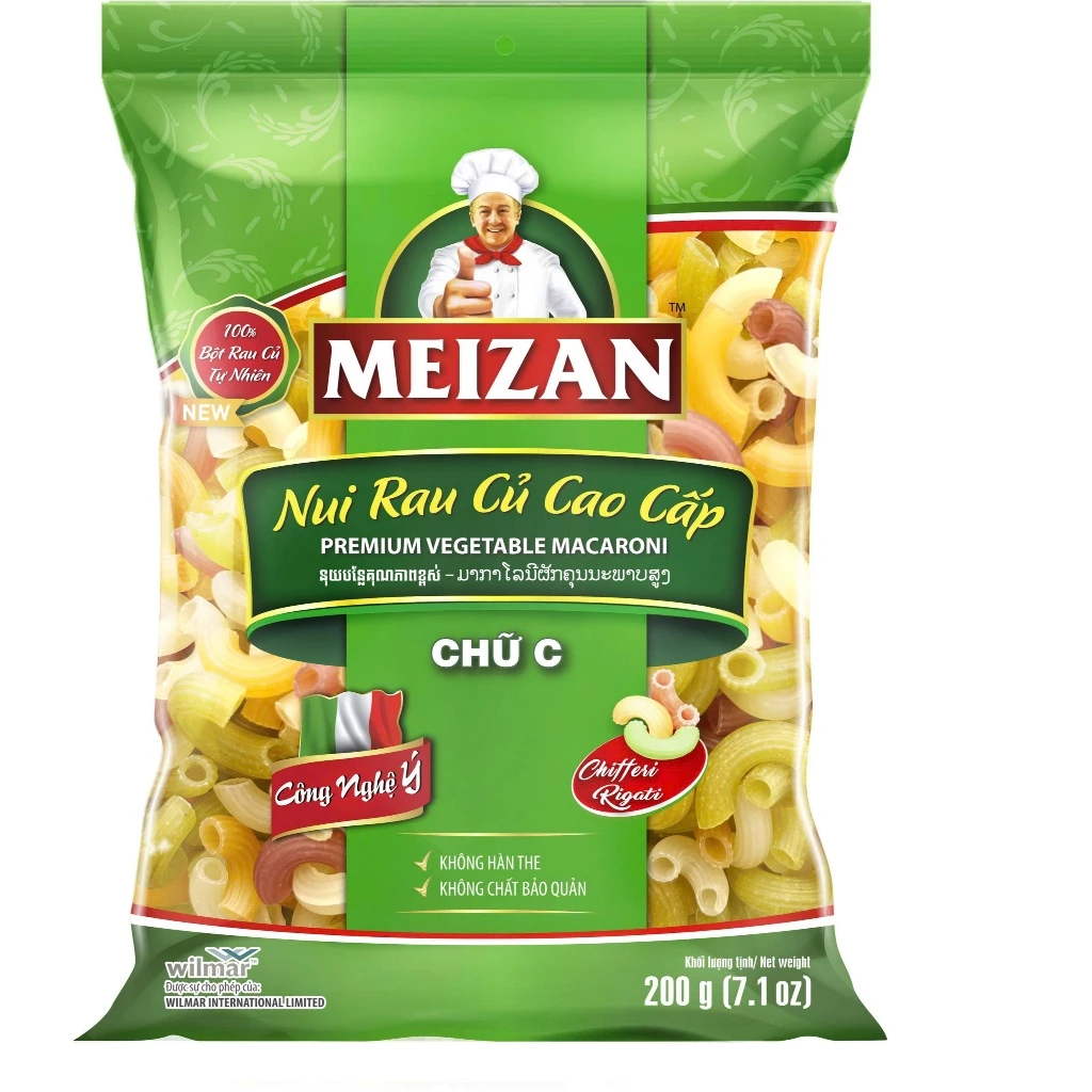 NUI RAU CỦ CAO CẤP MEIZAN CHỮ “C” 200G