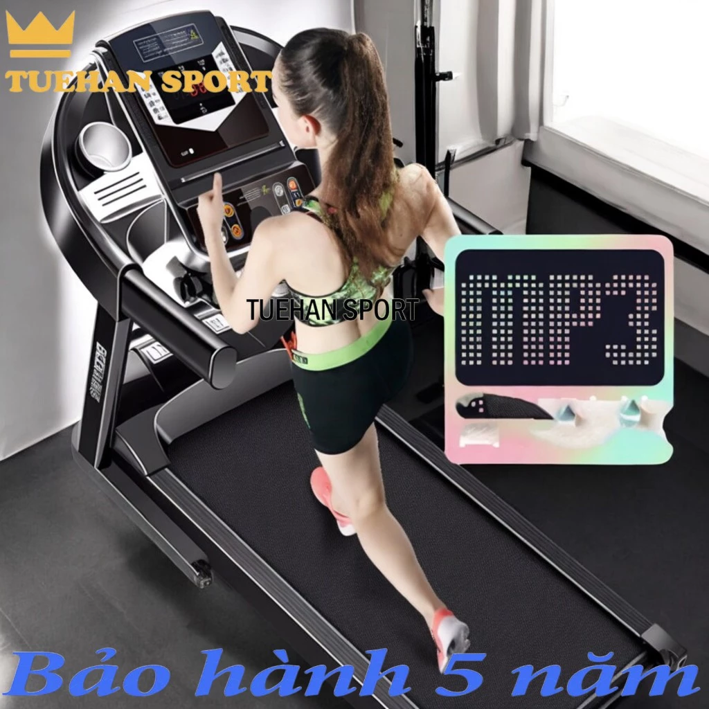 Máy chạy bộ đa năng điện, máy chạy bộ đa chức năng BELD Pro phiên bản mới nhất 2023 công xuất 3.0 hp. tốc độ 1-14km/h.