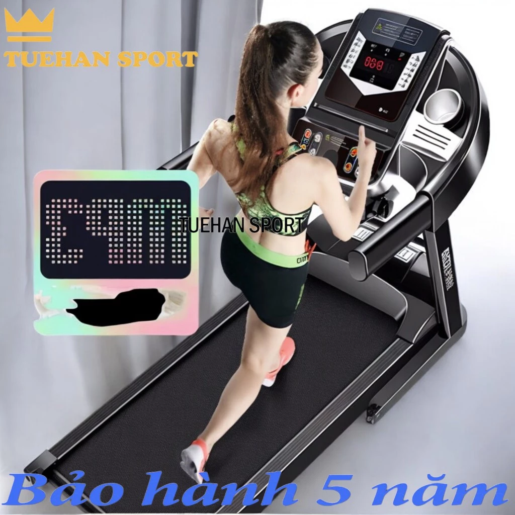 Máy chạy bộ BEDED PRRO Q6 công xuất 3.0 tốc độ 1-14km/h máy chạy bộ đa năng đơn năng trong gia đình BÀO HÀNH 5 NĂM