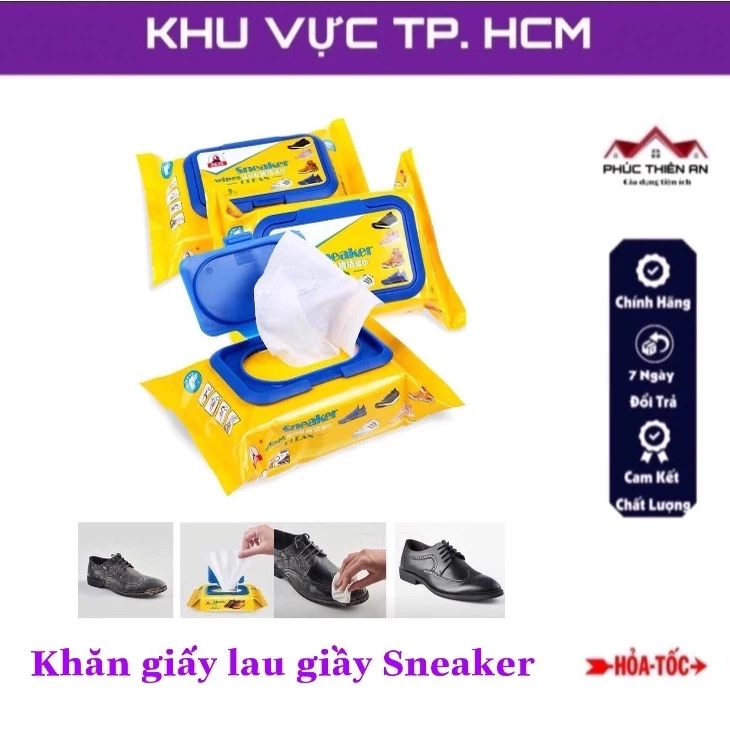 Combo 3 [Bịch 30 tờ] Khăn giấy lau giầy Sneaker - siêu sạch, tiện dụng
