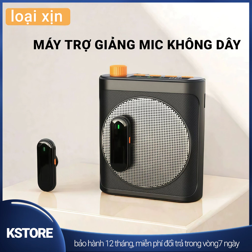 Loa Trợ Giảng Có Micro Không Dây, Hỗ Trợ Bluetooth, Thời Lượng Pin Lâu Dành Cho Dạy Học,Thuyết Trình
