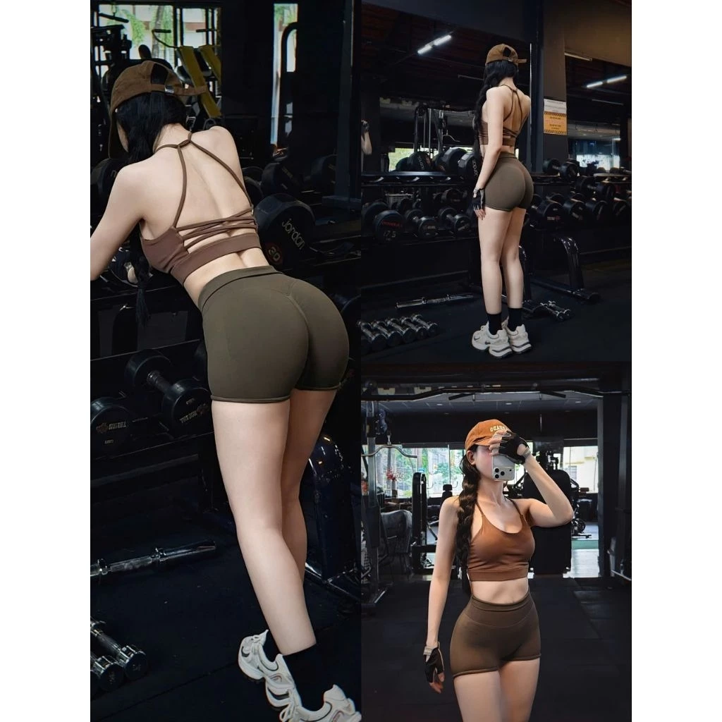 MIDORI SPORT - ÁO BRA DÂY LƯNG AX2 - THUN LẠNH LULU - KÈM MÚT RỜI   - THÍCH HỢP ĐI TẬP GYM ,YOGA, AEROBIC