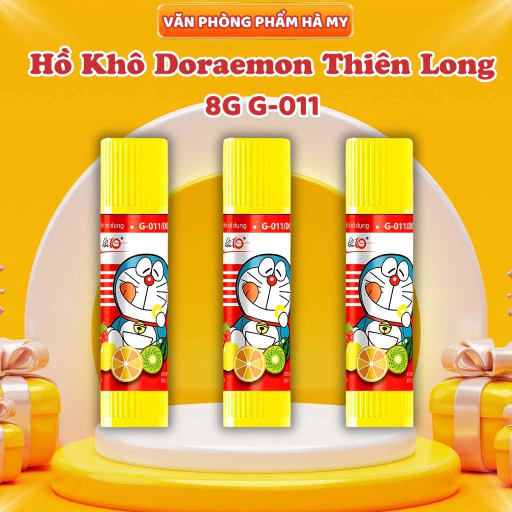 Lọ Keo Hồ khô Thiên Long - Điểm 10 Doraemon G-011/DO