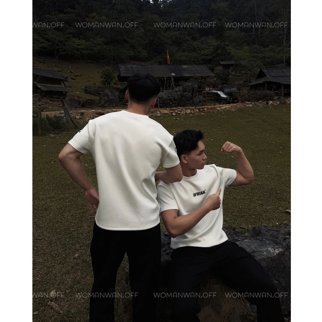 [NEW 2026 LOGO CHEST] Áo Thun Cleanfit Logo WWAN – Cổ Tròn Unisex Vải Chống Nhăn Cao Cấp In PET Sắc Nét Form RegularFit