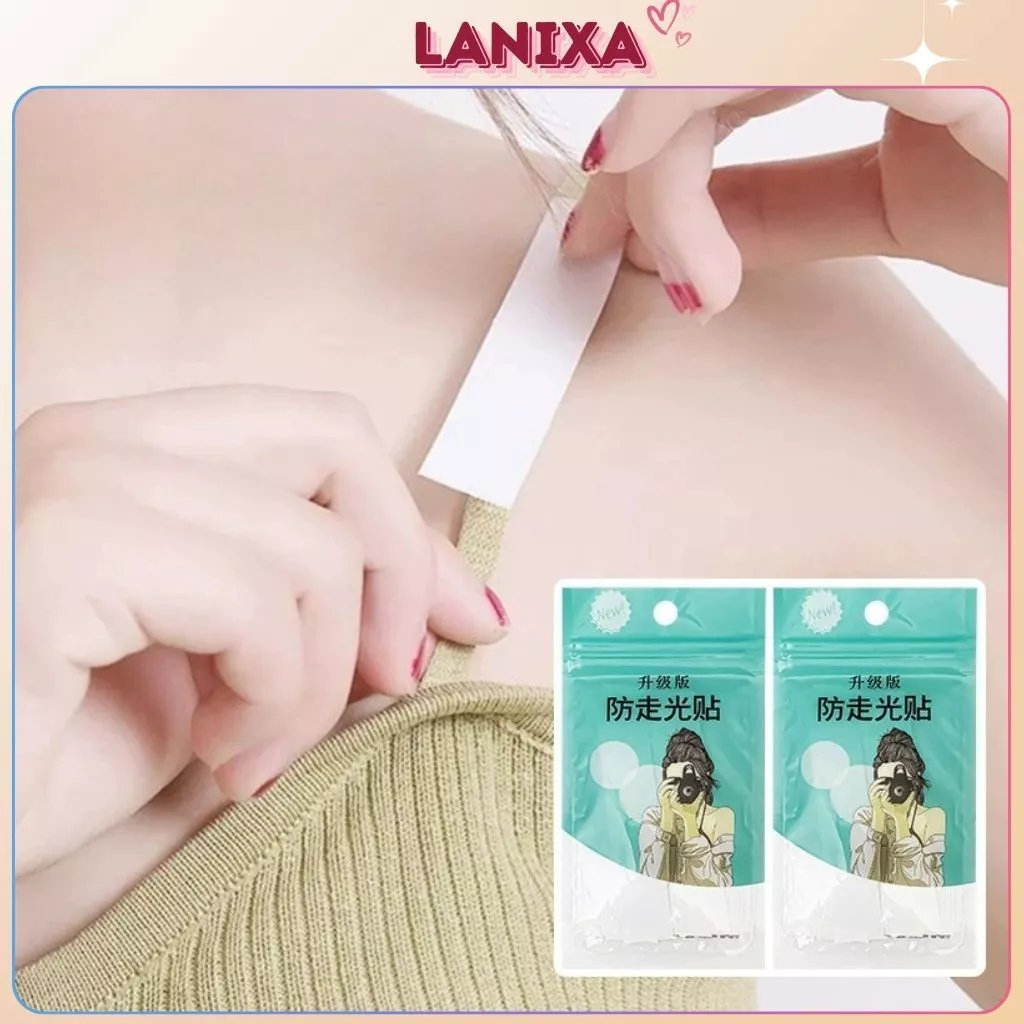 Miếng dán cố định quần áo siêu dính, Băng dính thời trang chống lộ chống tuột LANIXA D3001