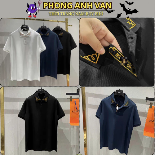 Áo Polo Nam Lovee Thêu Chữ Cổ Siêu Đẹp - Áo Polo Nam Nữ Mẫu Mới NEWW Cực Đẹp