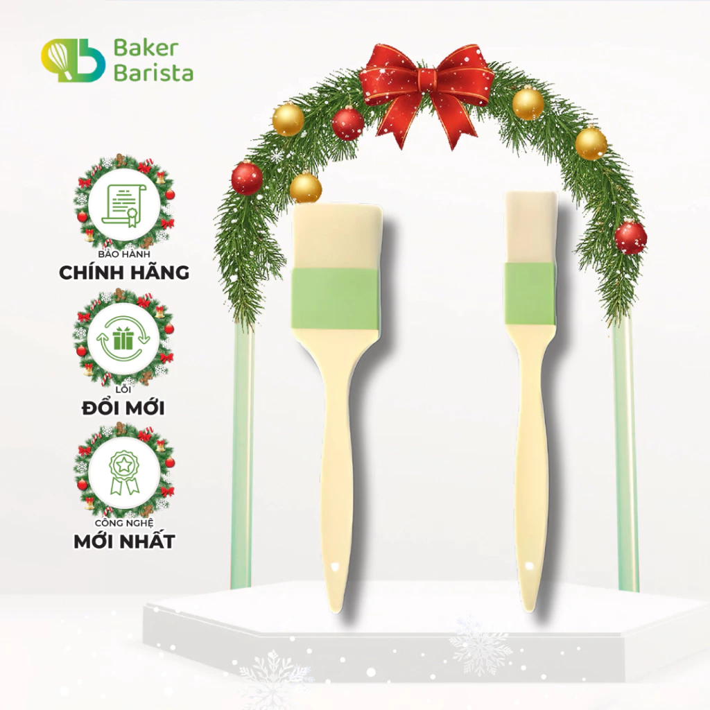 Phới dẹt Spatula silicon trộn bột, trộn kem 21cm /28cm (giao màu ngẫu nhiên)