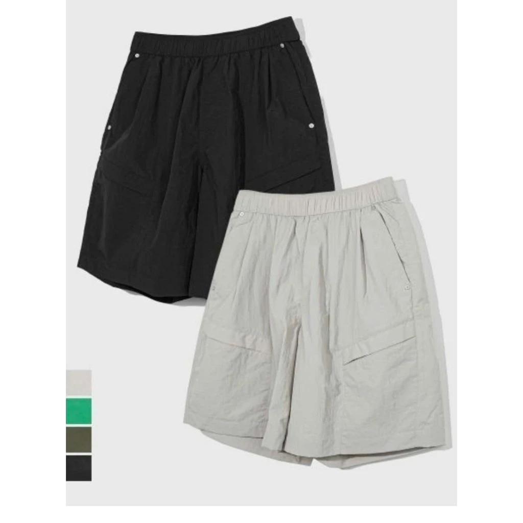 Quần short dù Cargo Kii-muirr unisex nam nữ style Hàn form chuẩn đẹp