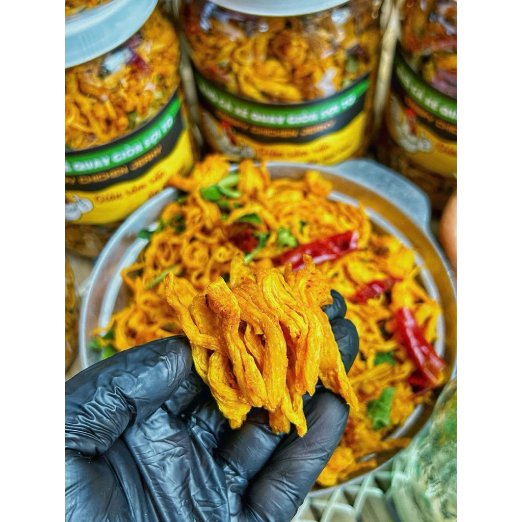 🐓🐓 Khô Gà Xé Sợi Quay Giòn🌶️🌶️🌶️