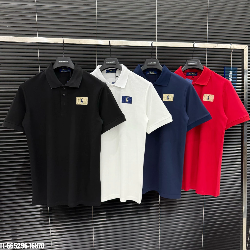 [DEAL MỞ BÁN] Áo Polo Polo Thêu Full Chất Cotton Gai 280gsm Cao Cấp Dày HÀNG QC 2026