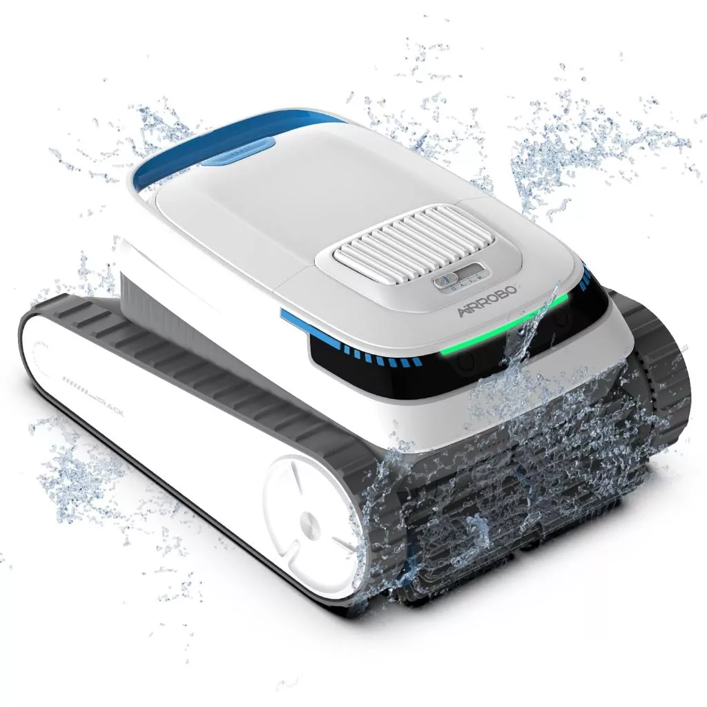 Robot Vệ Sinh Bể Bơi PC10 Không Dây | Leo Tường 90° | Làm Sạch Đáy/Tường/Mực Nước | Lọc 4L
