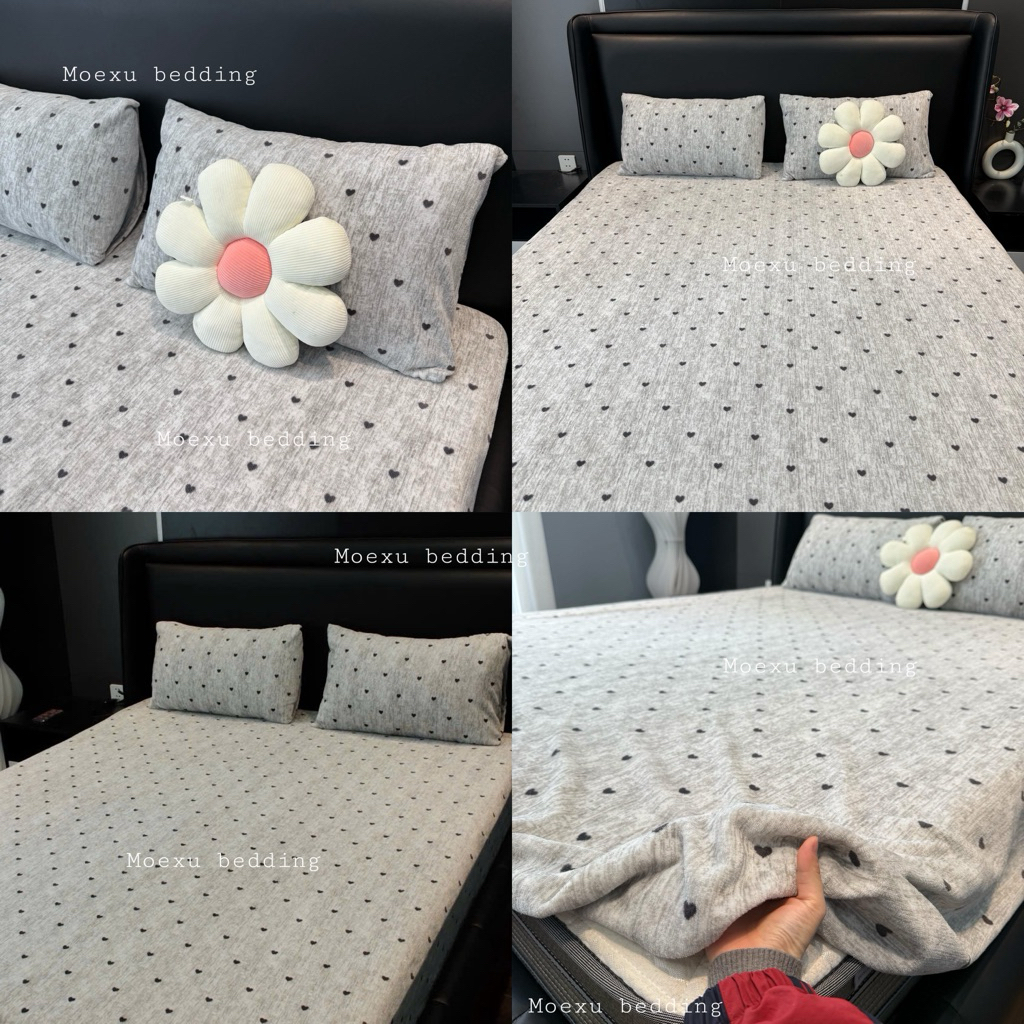 Bộ Ga Gối 3 Món Nỉ Tuyết Cute Dễ Thương , Ga Gối Nỉ Nhung đầy đủ kích cỡ…