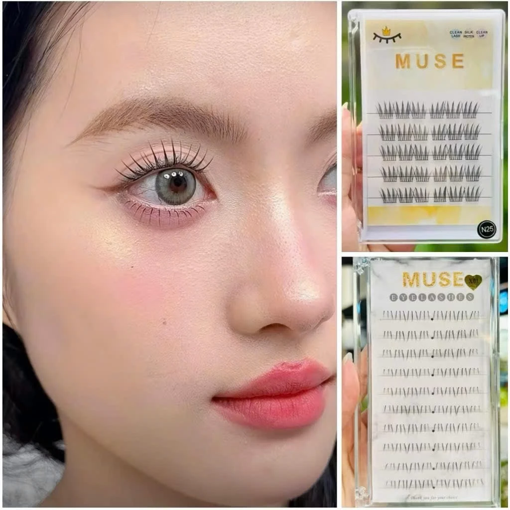 Mi Giả MUSE, Mi Cụm Cao Cấp MUSE mỏng tự nhiên, Mã Mi Trên - Mã Mi Dưới