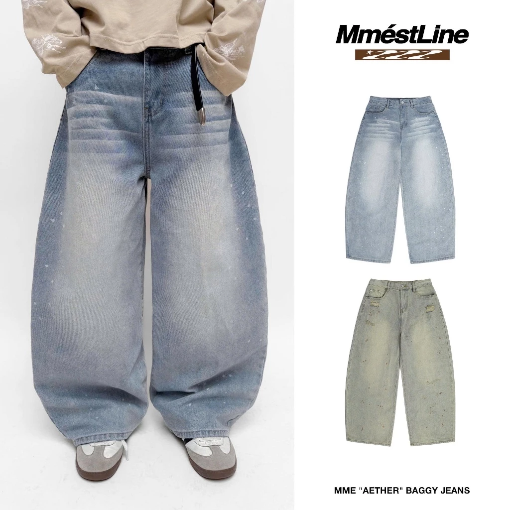 Quần Jeans MMESTLINE “AETHER” Form Baggy Premium Denim
