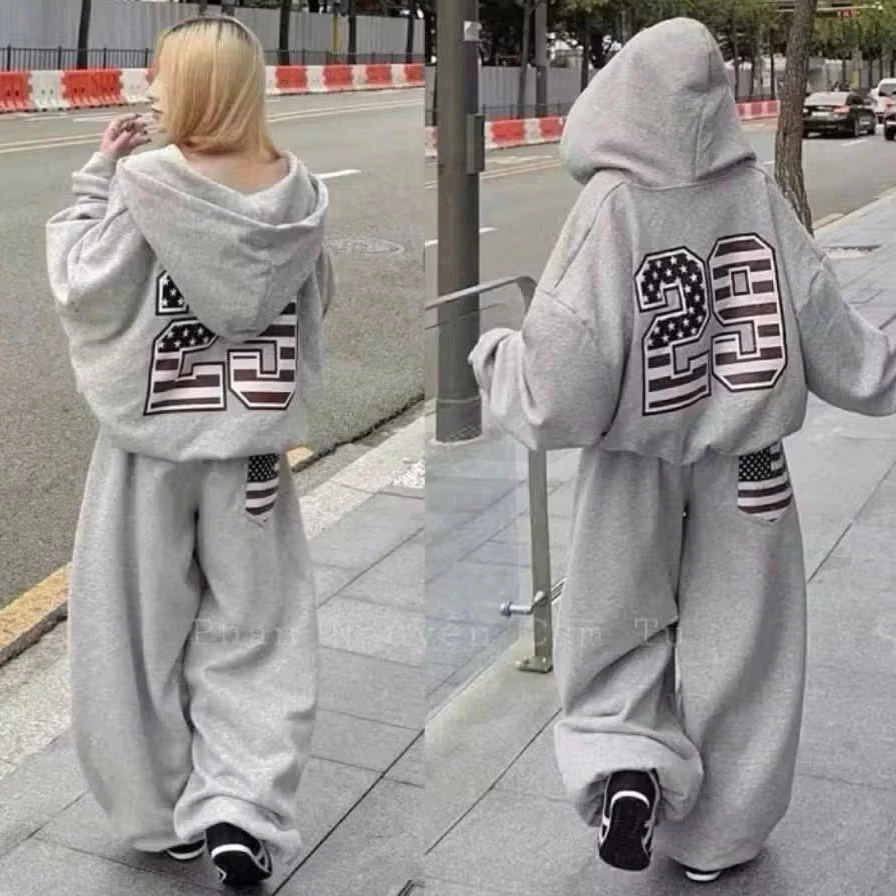 Sét Nỉ cờ số 29 Nỉ tàu cotton mềm mịn dày dặn From rộng mặc đi chơi ,đi làm cực ấm áp