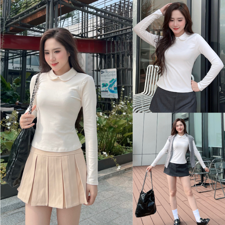 Áo giữ nhiệt cổ sen LICHI HOUSE ôm body chất vải mềm mịn dày dặn co giãn 4…