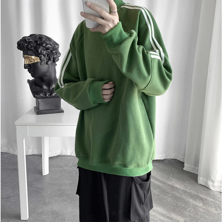 [🔥Flash Sale🔥] Áo Nỉ Bông Dài Tay, Dáng Unisex Nam Nữ, Fom Áo Rộng, Thoải Mái, Áo Đôi, Áo Sweater Thu Đông - AN18