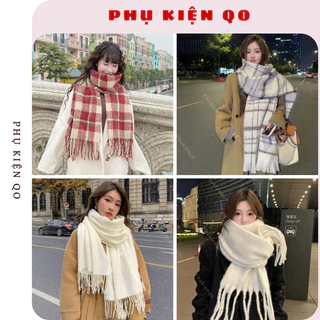 Khăn Quàng Cổ - Khăn Choàng Cổ Len Ấm Áp Phong Cách Vintage K25