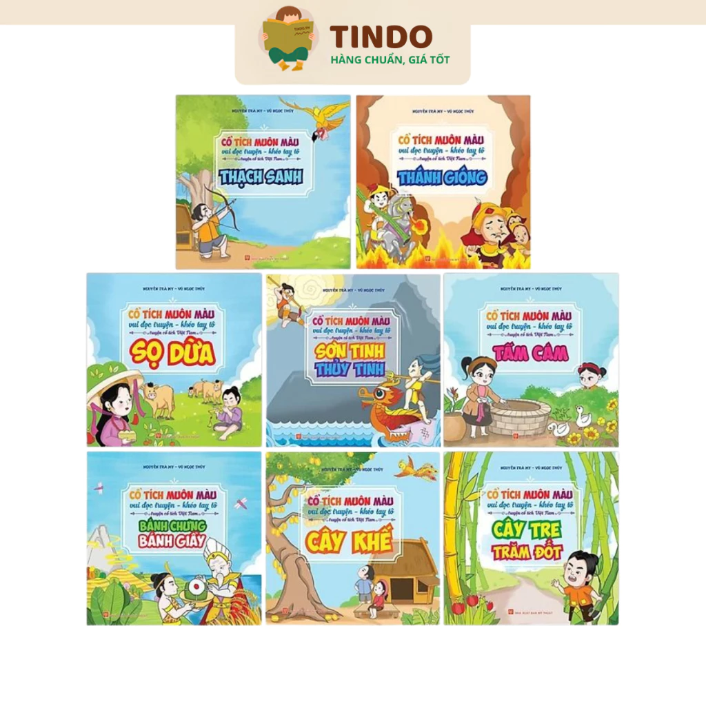 Sách: Cổ Tích Muôn Màu - Vui Đọc Truyện, Khéo Tay Tô - Truyện Cổ Tích Việt Nam (Lẻ Tùy Chọn)