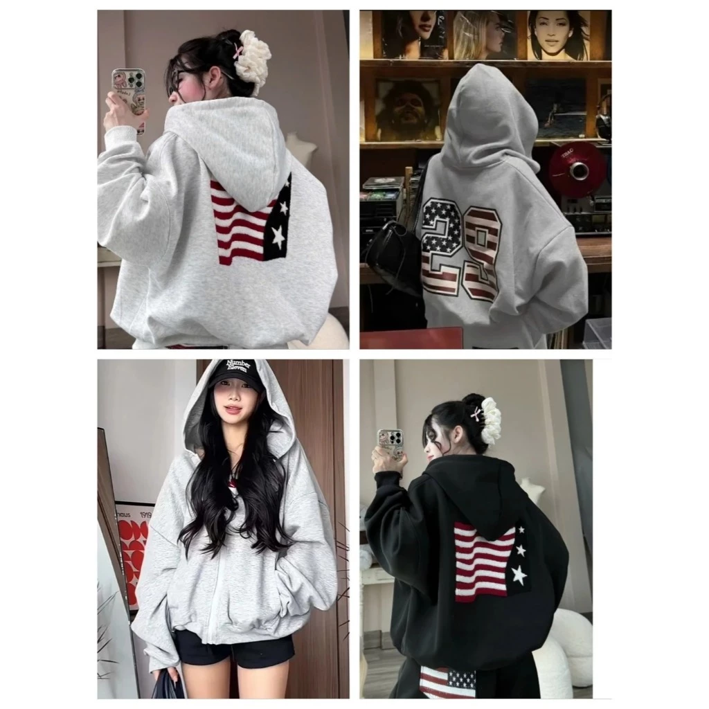 Áo Hoodie 29  & Áo khoác Nỉ cờ From rộng Chất Nỉ Bông Hàn dày dặn Mặc đi Dự tiệc ,đi chơi, đi làm  _ Mẫu hottrend 2026