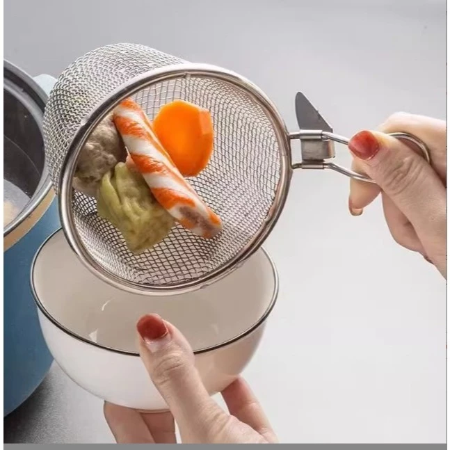 Vợt trụng hủ tiếu mì, bún, phở ra sống tiện lợi Lọc Lưới, Tay Cầm Dài Dụng Cụ