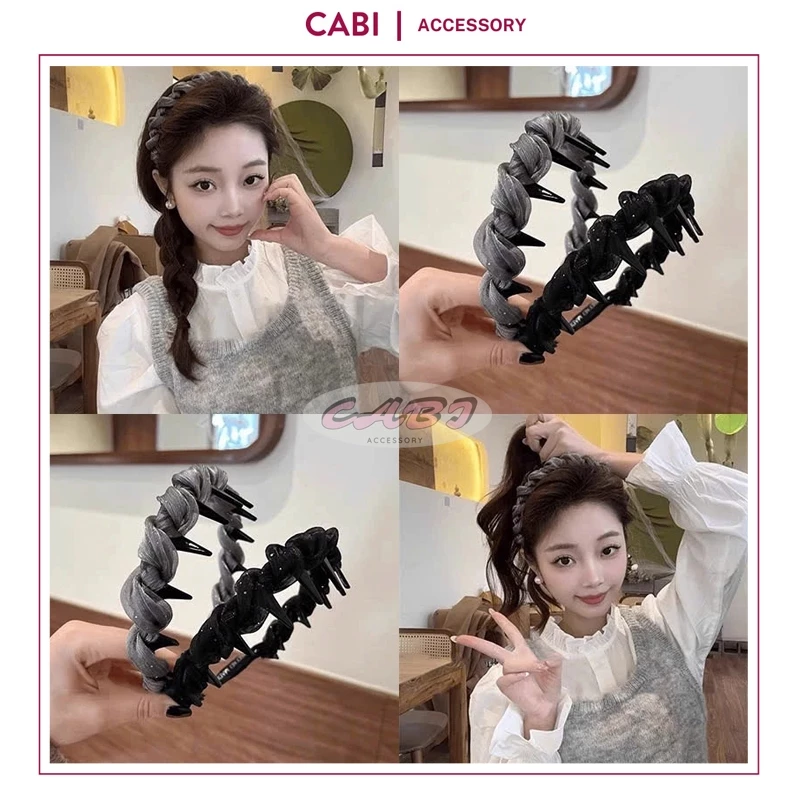 CB72 - Bờm/Băng Đô sợi ngọc trai sang trọng cho nữ phong cách Hàn Quốc
