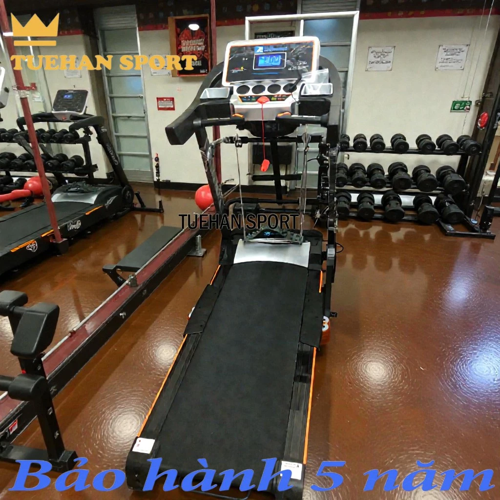 Máy chạy bộ đa năng Fujisuma FJ-668 TUEHAN SPORT + OS 900D phiên bản nâng cấp tốc độ 16km/h   công xuất 3.5hp