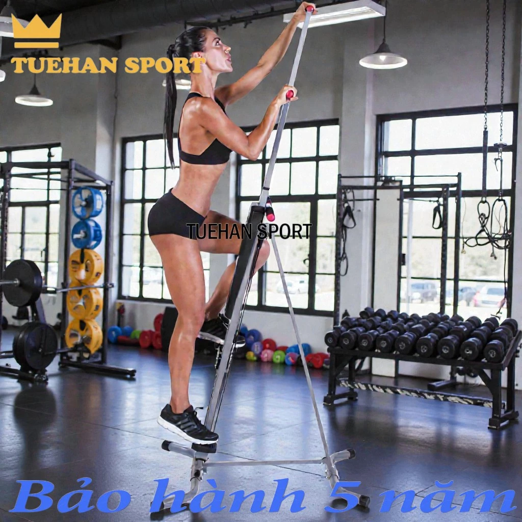 Máy leo núi đa năng máy tập thể dục toàn thân trong nhà kiểu neo núi phù hợp với mợi thể chất tâph thể dục toàn thân