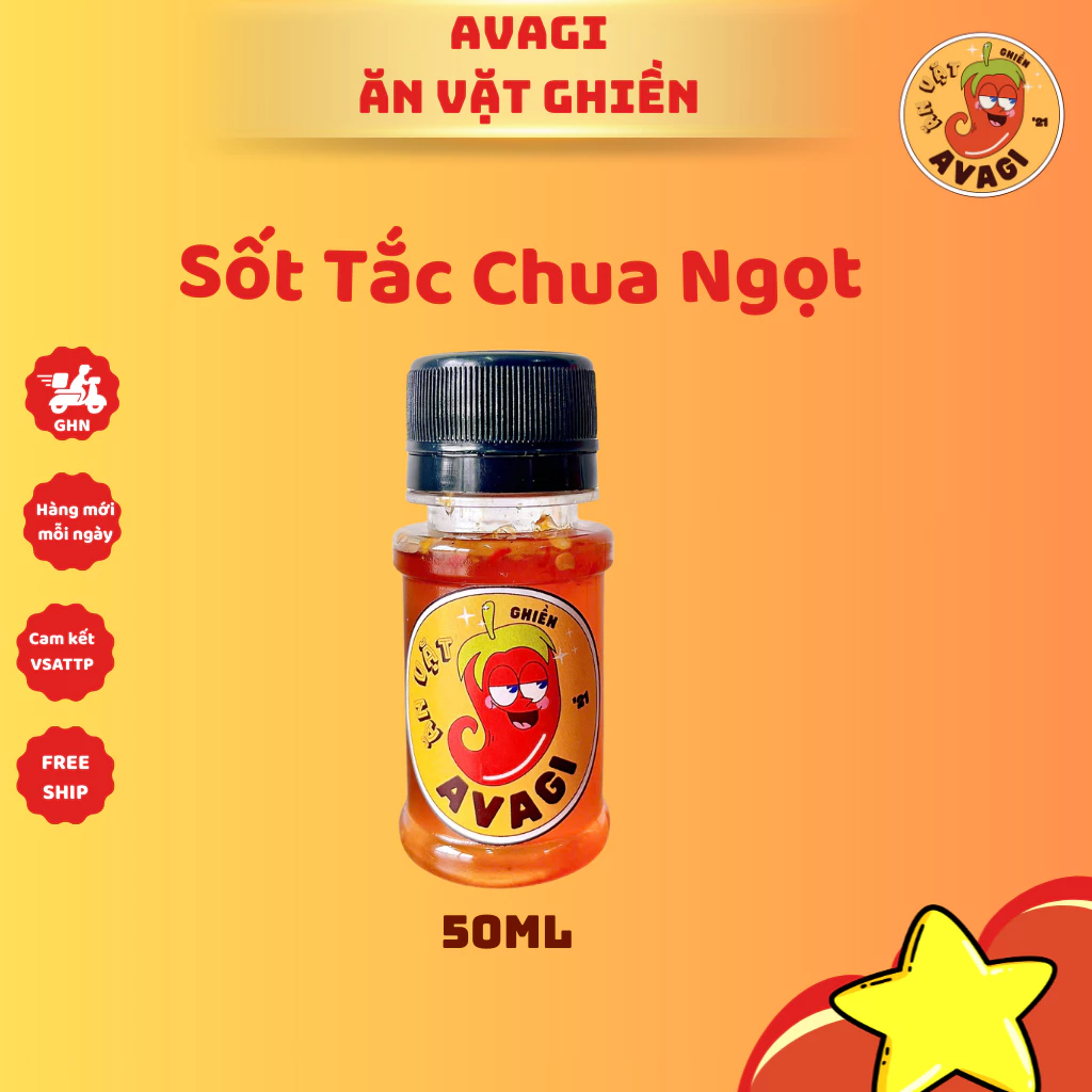 Chai Ớt RIm AVAGI chấm bánh tráng ngon đê mê