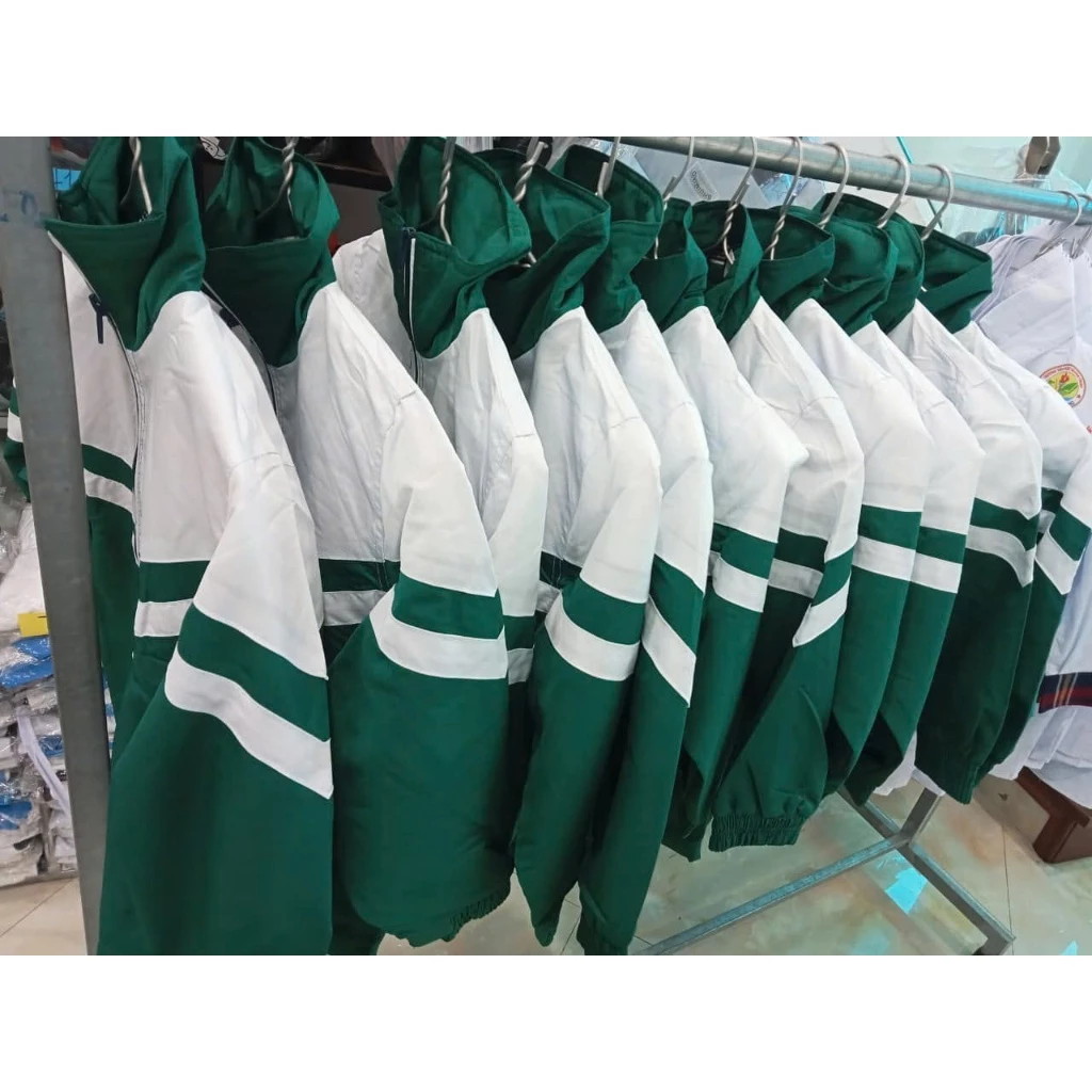 Áo Khoác Gió Học Sinh Pha Chéo Cánh Dơi 3 Lớp Trần Bông nhiều màu chuẩn Mẫu Học Sinh
