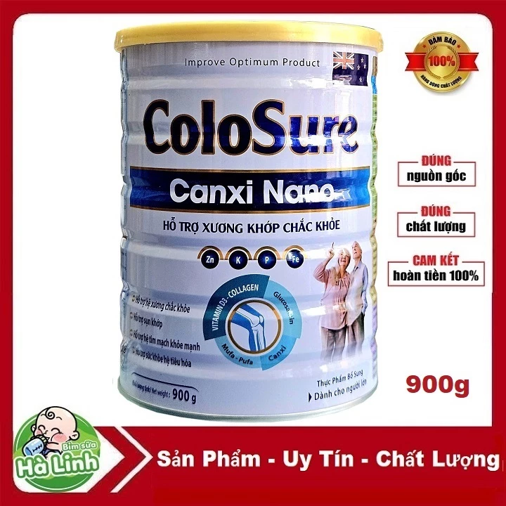 Sữa Bột Colosure Canxi Nano 900g [HSD 2028]