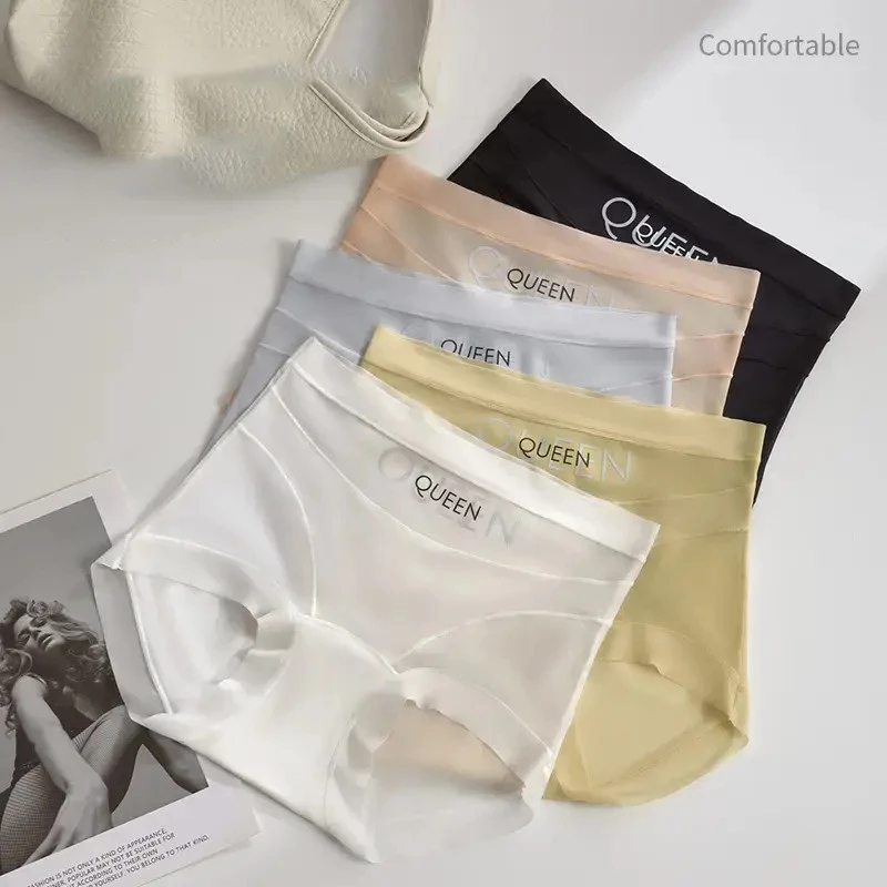 Quần Lót Cạp Cao Chất Gel Thơm Thoáng Khí, 2 Lớp Ôm Bụng, Form Short Boxer Vô Hình Queen 8801