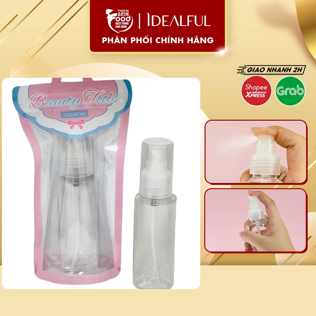 Chai nhựa chiết mỹ phẩm tiện lợi Idealful Cosmetic Extractor Bottle