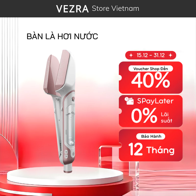 Bàn Là Hơi Nước Phiên Bản Kẹp Đa Năng, Bàn Là Hơi Mini Cầm Tay 2 Chế Độ Hàng Cao Cấp