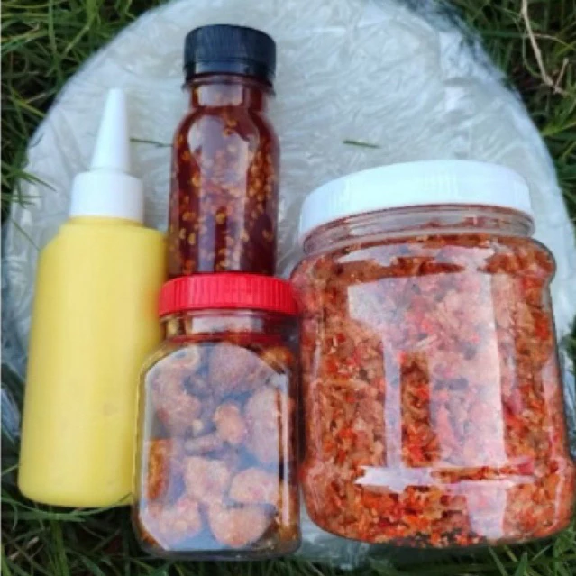 combo bánh tráng phơi sương +muối tép hành phi +bơ béo +tóp mỡ +sốt tắc