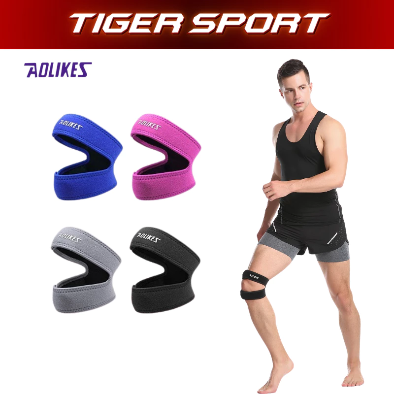 Bảo Vệ Đầu Gối AOLIKES 7929 Có Đệm Silicon Giảm Áp Lực Lên Gối, Hỗ Trợ Tập Gym, Pilates, Pickle Ball