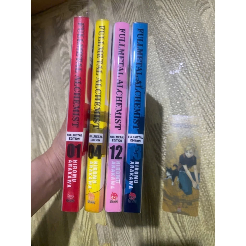 (+pos) Combo 4q vở Fullmetal Alchemist Cang Giả Kim Thuật Sư kèm post