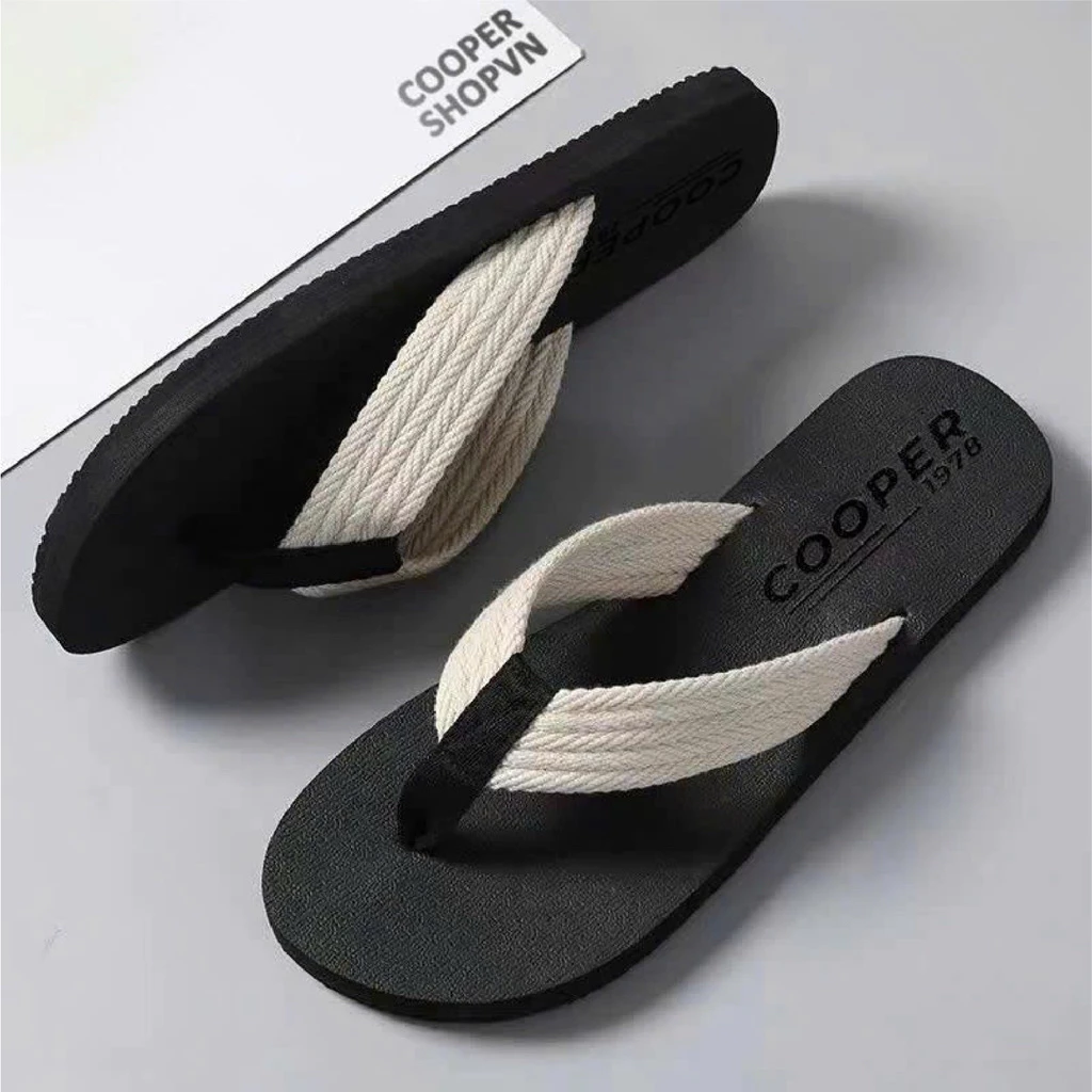 COOPER- Dép Kẹp Thương Hiệu COOPER Cao Cấp, Dép Cao Su, Đế Chống Trơn Trượt Dành Cho Nam Nữ đang được đối chiếu cho người mua tại Việt Nam