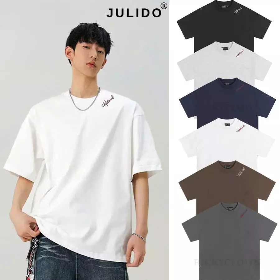Áo thun cotton nam nữ JULIDO cao cấp vải cotton phong cách trẻ trung