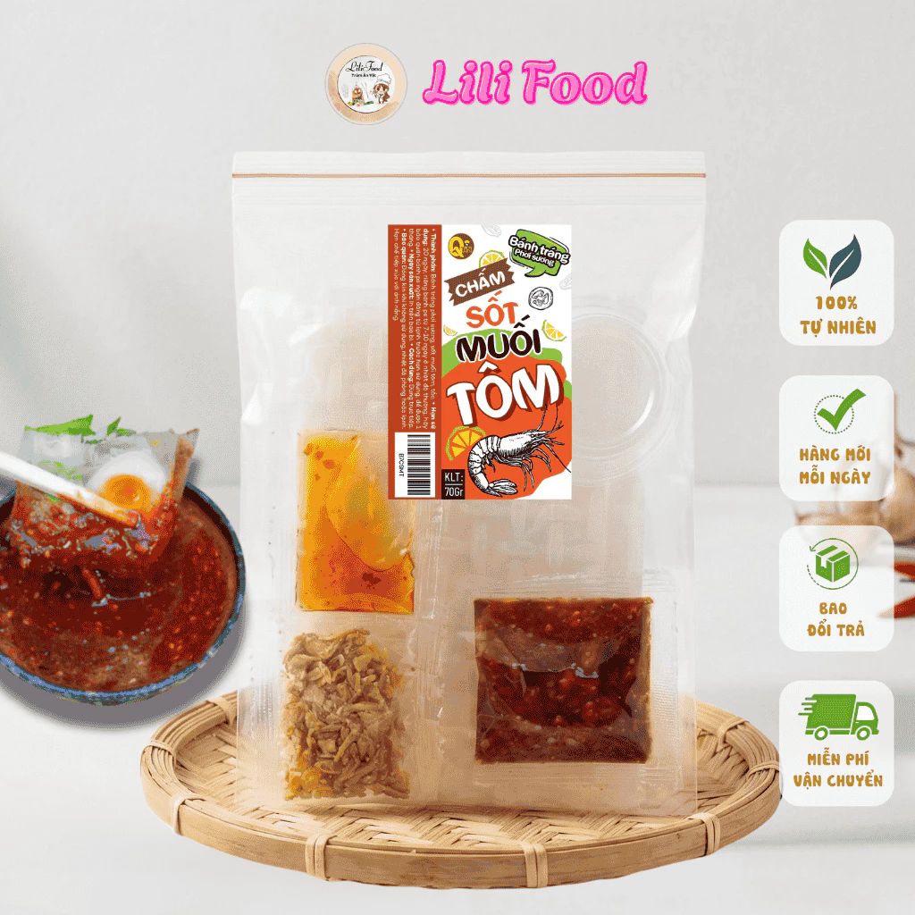 SET Bánh Tráng Tây Ninh- Bánh Táng Siêu Mỏng Chấm Sốt Muối Siêu Cay Siêu Ngon-Lilifood