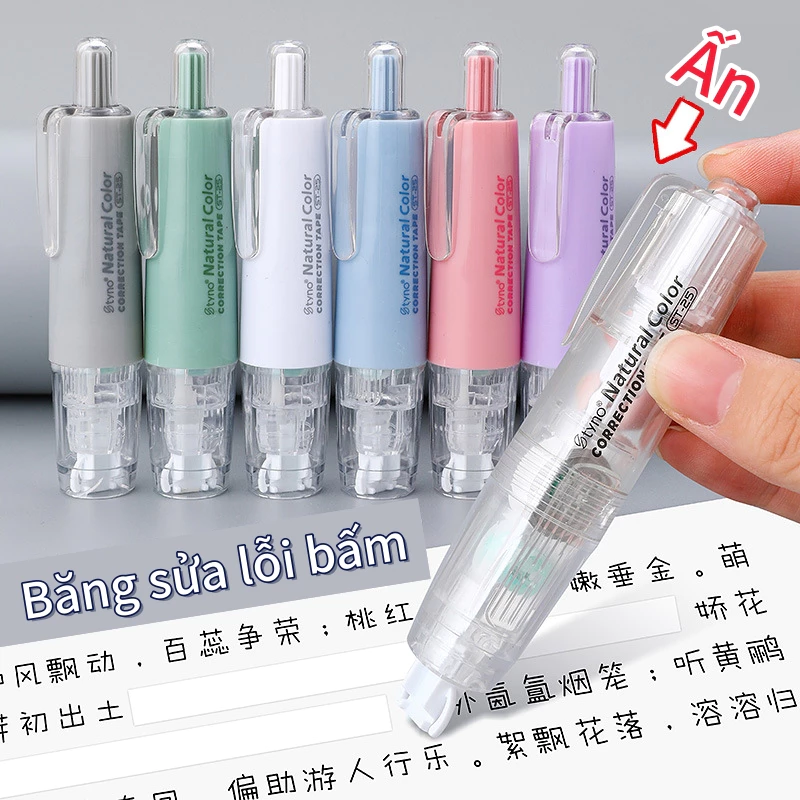 Băng Sửa Lỗi Bấm Có Thể Thay Ruột, Dung Lượng Lớn, Băng Sửa Chữa Tiện Lợi-Quà Tết