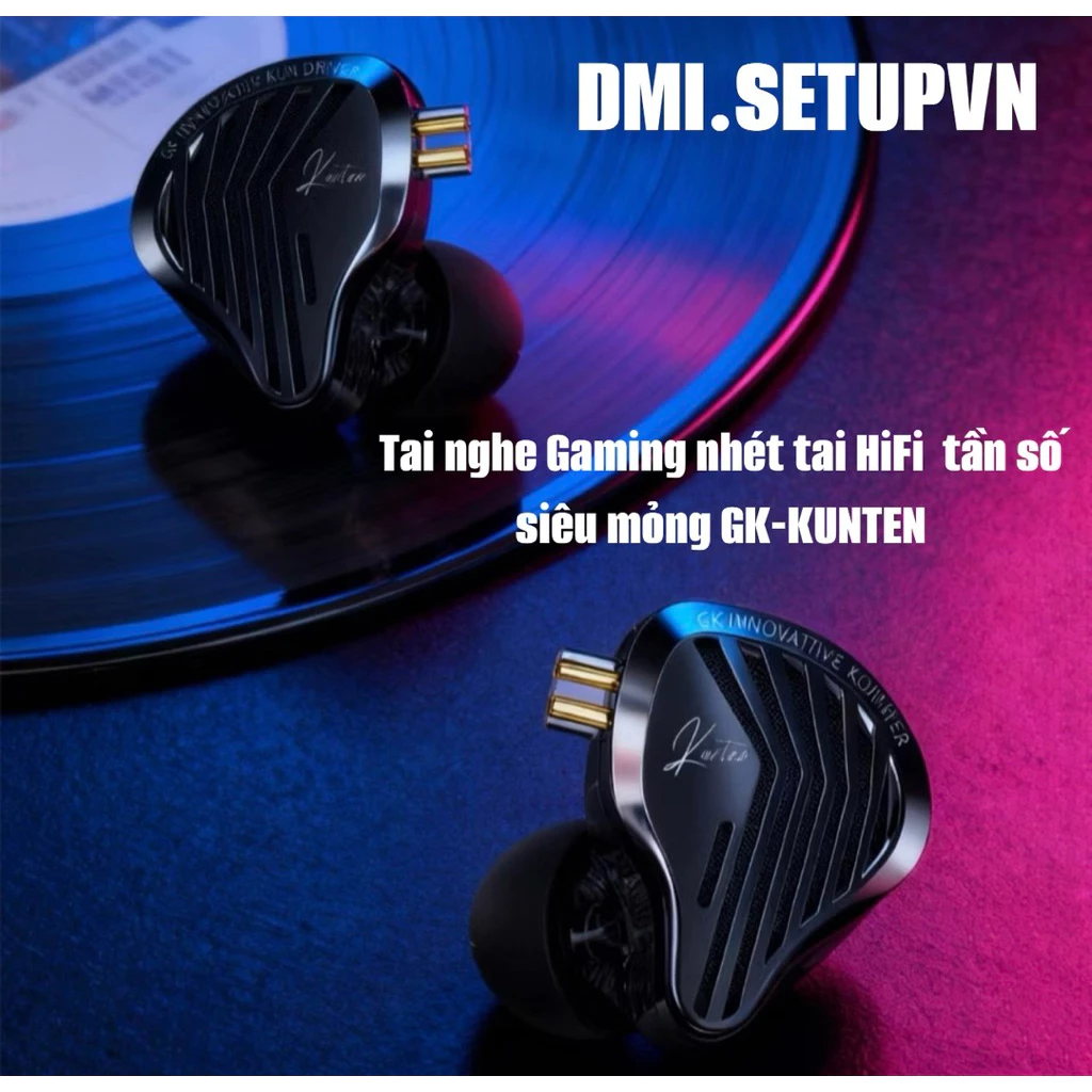 🎧NEW – BH 6T (Hoả Tốc ) Tai Nghe Gaming Nhét Tai HiFi GK-KUNTEN – Âm Thanh Rộng, Rõ, Chuẩn Game Thủ