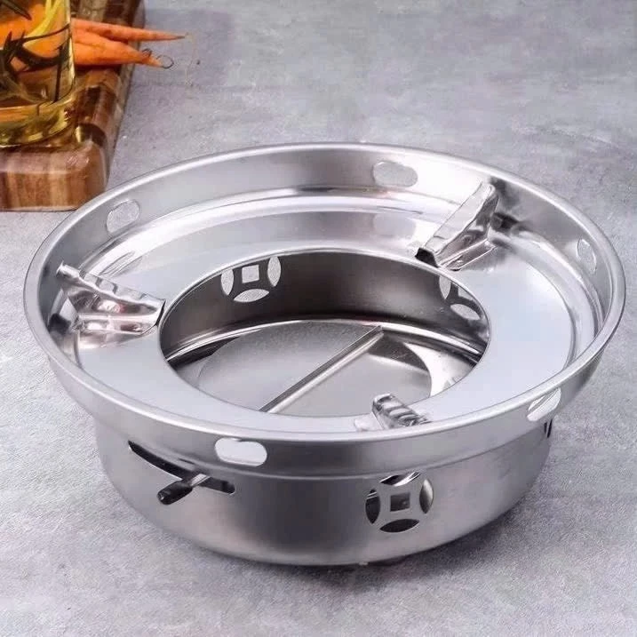 Bếp cồn nấu lẩu bằng thép không gỉ chống gió tiện dụng chất lượng cao cấp không rỉ