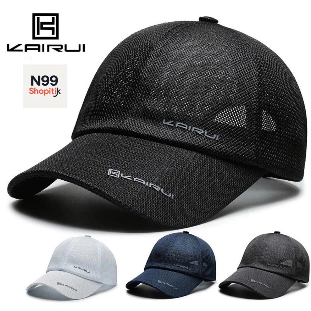 Mũ Lưỡi Trai Lưới Thoáng Khí Nam Nữ In Chữ KaiRui Thời Trang Unisex Xuân Hè Cao Cấp