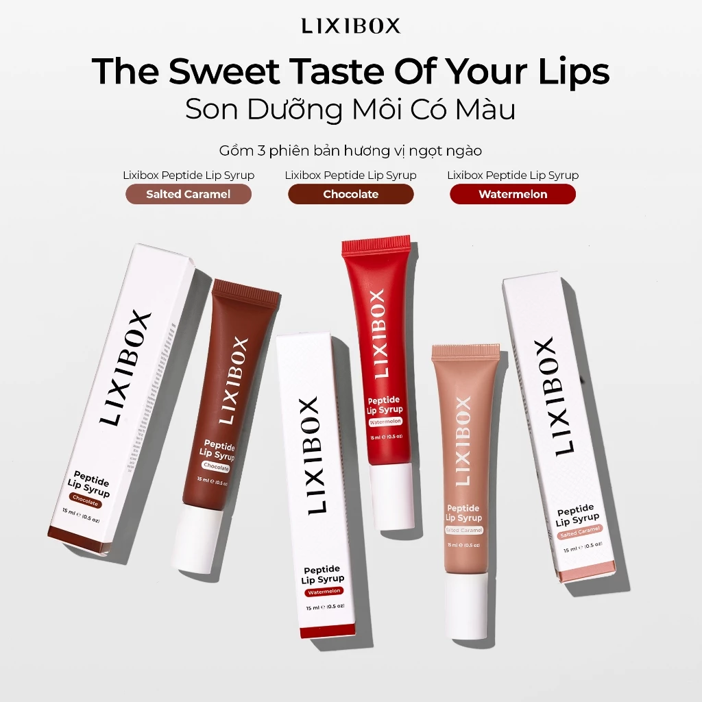 [Gift] Son Dưỡng Có Màu Lixibox Peptide Lip Syrup 15g