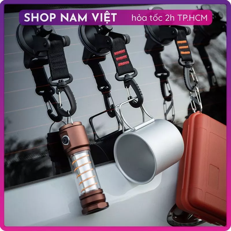 Carabiner Chân Không Treo Đồ Dã Ngoại, Du Lịch