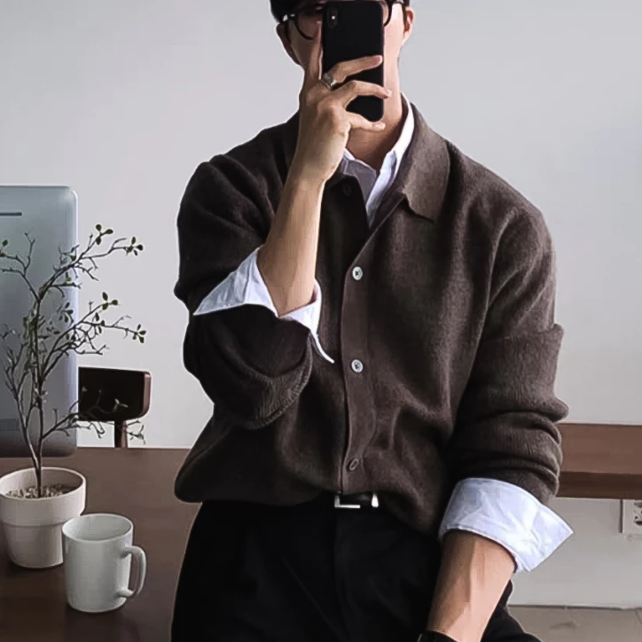 [SẴN + HỎATỐC] Áo Cardigan Cổ Bẻ, Áo Len Khoác Ngoài, style Hàn Quốc, Lịch Lãm, Công Sở, Cuốn Hút