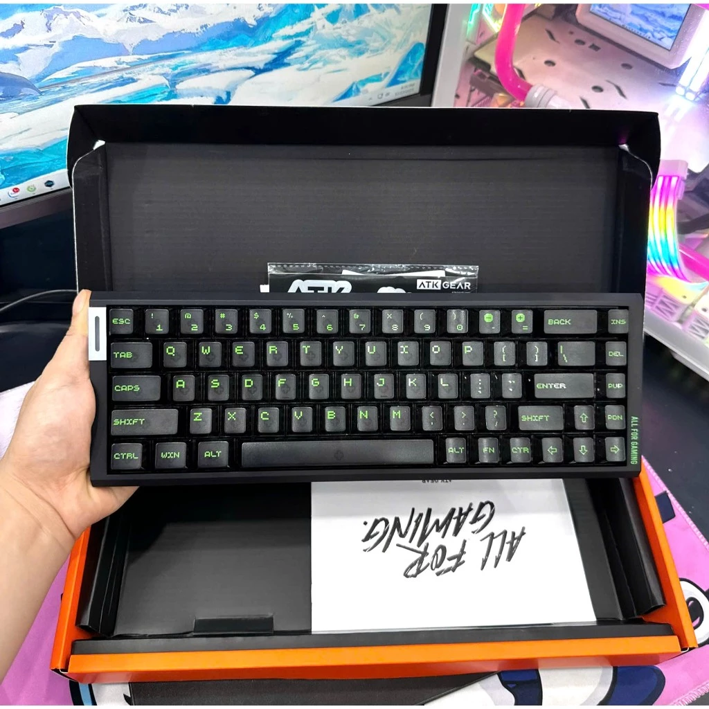 Bàn phím HE ATK RS6 Air 8khz / RS7 Air / RS7 Turbo / RS63 Air RGB - 8000Hz Polling Rate , giá rẻ nhất thị trường