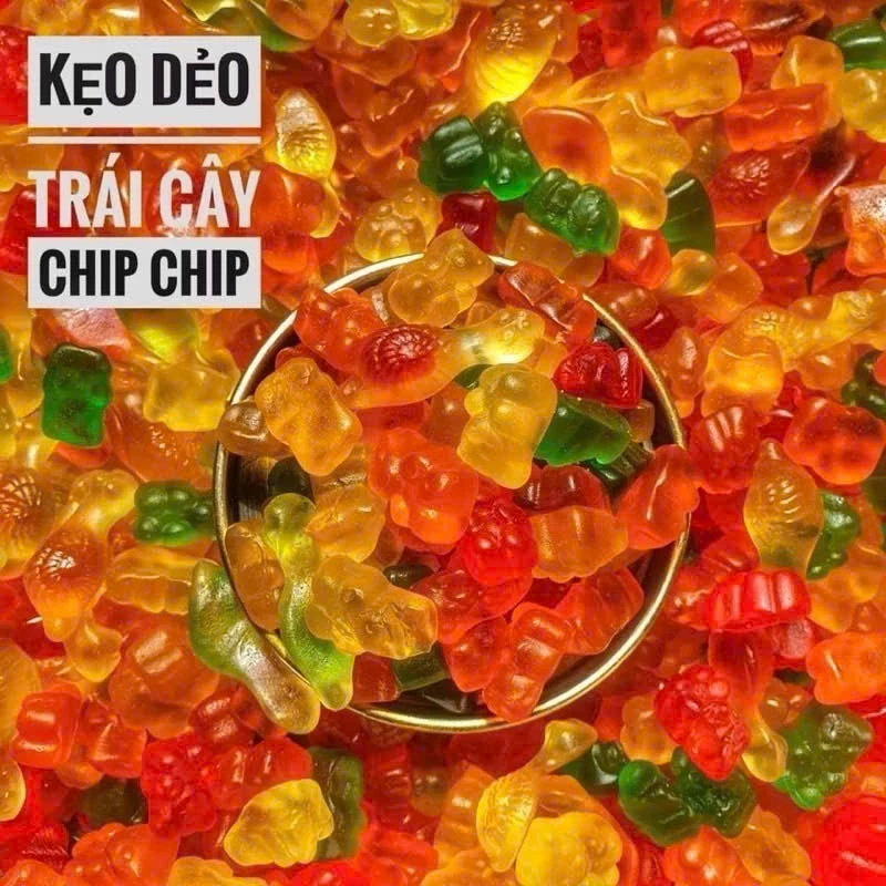 Kẹo Dẻo Trái Cây Chip Chip